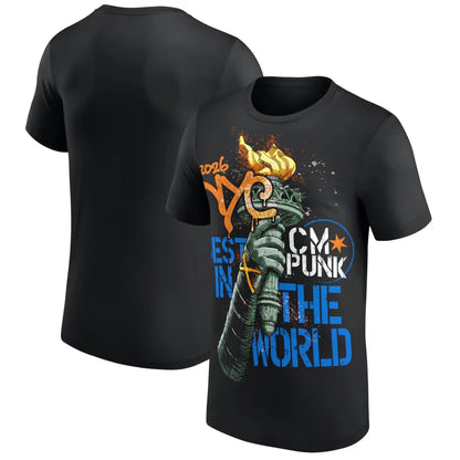 Men's Blue Rhea Ripley Fanatics Fest New York 2026 T-Shirt 3D Printed Sports Quick Dry Short Sleeve Casual Plus Size T-Shirts