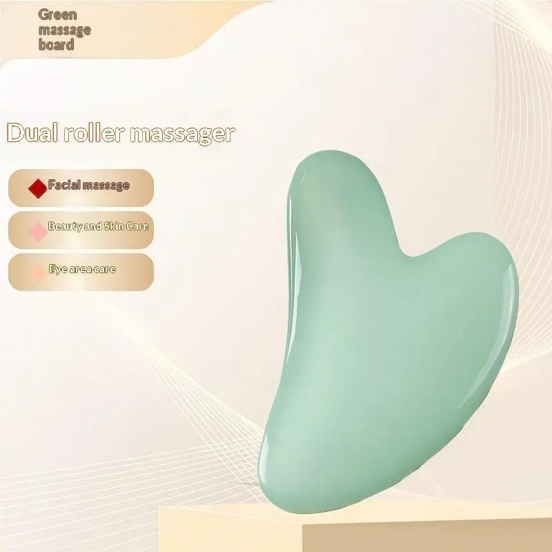 Q Natural Ox Horn Gua Sha Massage Tool Set Skin Lifting Effect Smooth Edges For Daily Skincare Whole Body Massage
