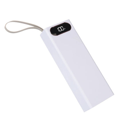 20*18650 Detachable Power Bank Case 22.5W PD QC3.0 Quick Wireless Charging DIY Shell With LED Lighting 18650 Battery Storage Box