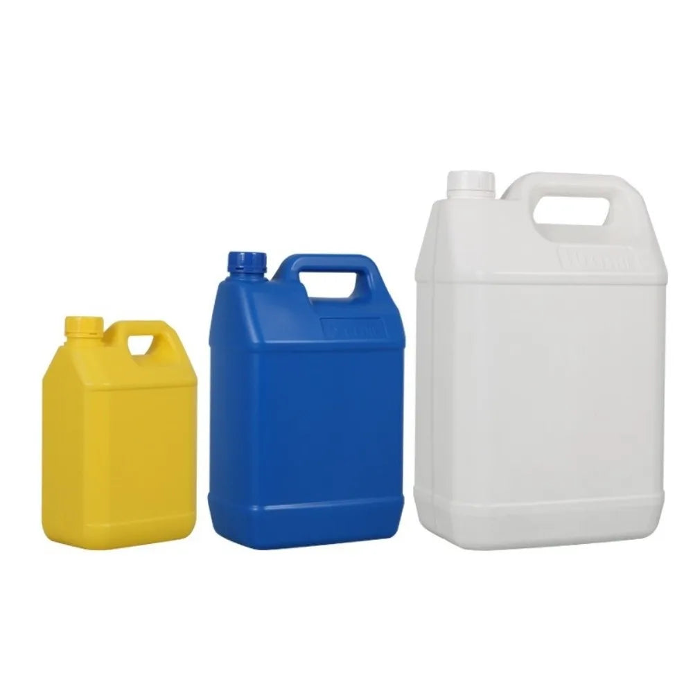 1/2/3/4/5/6/10L Plastic Airtight Bottle with Lid Food Grade HDPE Bucket Sealed Large-Capacity Oil Jerrican Gel Shampoo