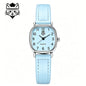 Korean version of the trendy ladies watch fashion small Arab quartz watch leather strap watch