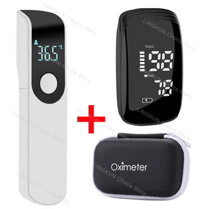 Rechargeable Medical Oximeter Strap Lanyard Fingertip Pulse Oximeter Blood Oxygen Saturation Monitor Digital LED Display Child