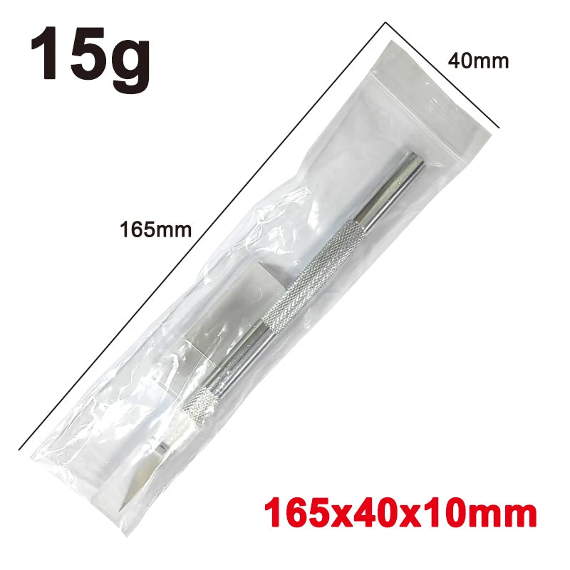DIY Aluminum Alloy Hand Carving Knife Model Making Art Knife Woodcarving Hand Account Cutting Paper Cutting Tool Accessories