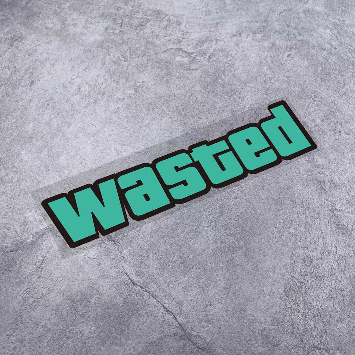 GTA Inspired Stickers, Block Font with Black Outline, Multi-color, Waterproof for Car, Fairing, Laptop & Gaming Gear
