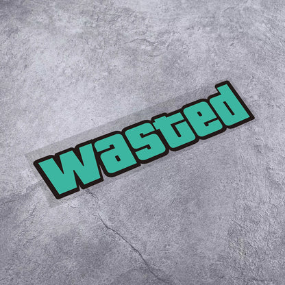 GTA Inspired Stickers, Block Font with Black Outline, Multi-color, Waterproof for Car, Fairing, Laptop & Gaming Gear