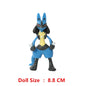 Pokemon Anime Action Figure Set - Pikachu Sun Elf Eevee Gengar Monsters Cartoon Model Toys Gift for Bulk Purchase