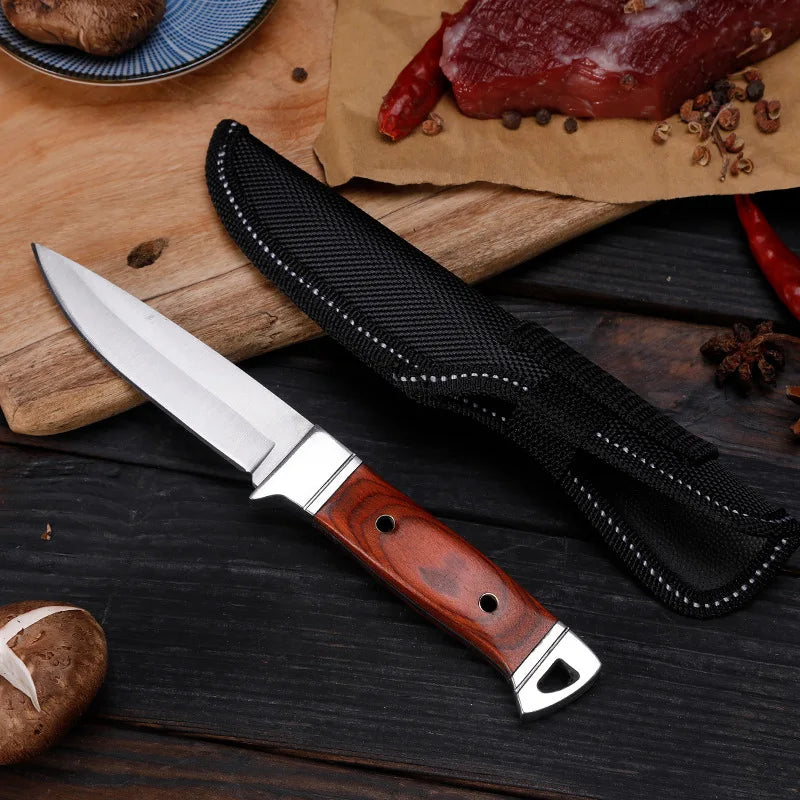 Stainless Steel Utility Knife Boning Knife Kitchen Cleaver Meat Paring Knife Outdoor Barbecue Fishing Portable Pocket knife