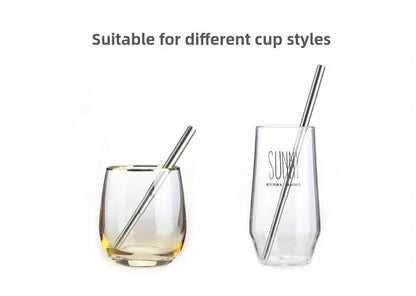 304 Stainless Steel Retractable Straw Kit, Portable Aluminum Tube, Outdoor Folding Straw Kit, with Cleaning Brush, Colors, Trave