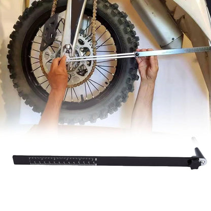 Rear Shock Sag Measurement Tool Sliding Sag Scale Sturdy Metal Rear Suspension Sag Measurement Tool for Most Dirt Bikes