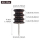 Leather Burnished Bits for Rotary Burnisher Tools PU Leather Burnishing Tool Tips for Clean Edges of DIY Leather Crafts Projects