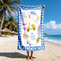 1pc Summer Vibes Beach Towel Collection: Cute & Stylish Printed Quick Dry Beach Blankets