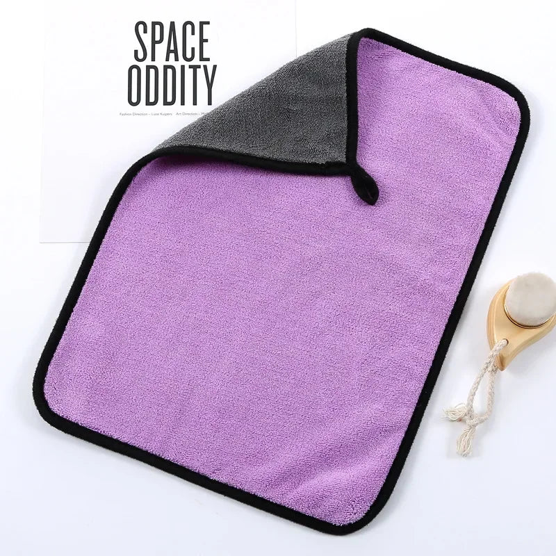 30x30/40/60cm High Quality Coral Fleece Car Wash Towel Car Detailing Care Cleaning Drying Cloth Auto Cleaning Accessories 1Pc