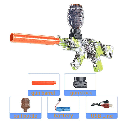 M416 Electric Blaster Gun Toy Gun Outdoor Rechargeable Automatic Shooting Game Interactive Toys For Children Parent Adult Gift