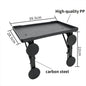 Magnetic Foldable Car Side Table Portable Suv Truck Door Mount Camping Tray Outdoor Picnic Folding Car Desk