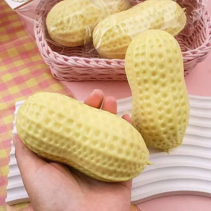 -% HOT 1 pcs Peanut Stress Ball  Squeeze Ball Squishy Toy Buttery-Soft Feel Fidget Toy ASMR Sensory Anti Stress Toys