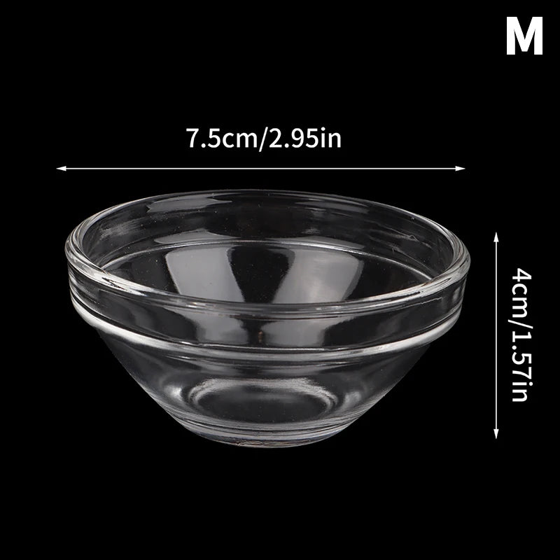 1Pcs Facial Makeup Skin Care Tools Glass Facial Mask Essential Oil Bowl Beauty Salon Essential Oil Bowl Thickening Mask Bowl