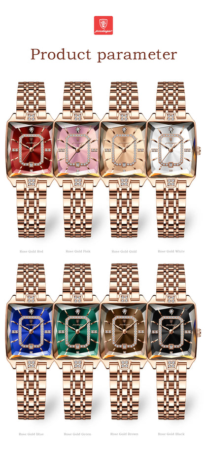POEDAGAR Luxury Brand Ladies Wristwatch Waterproof Stainless Steel Date Women Watch Casual Fashion Quartz Women’s Watches Reloj