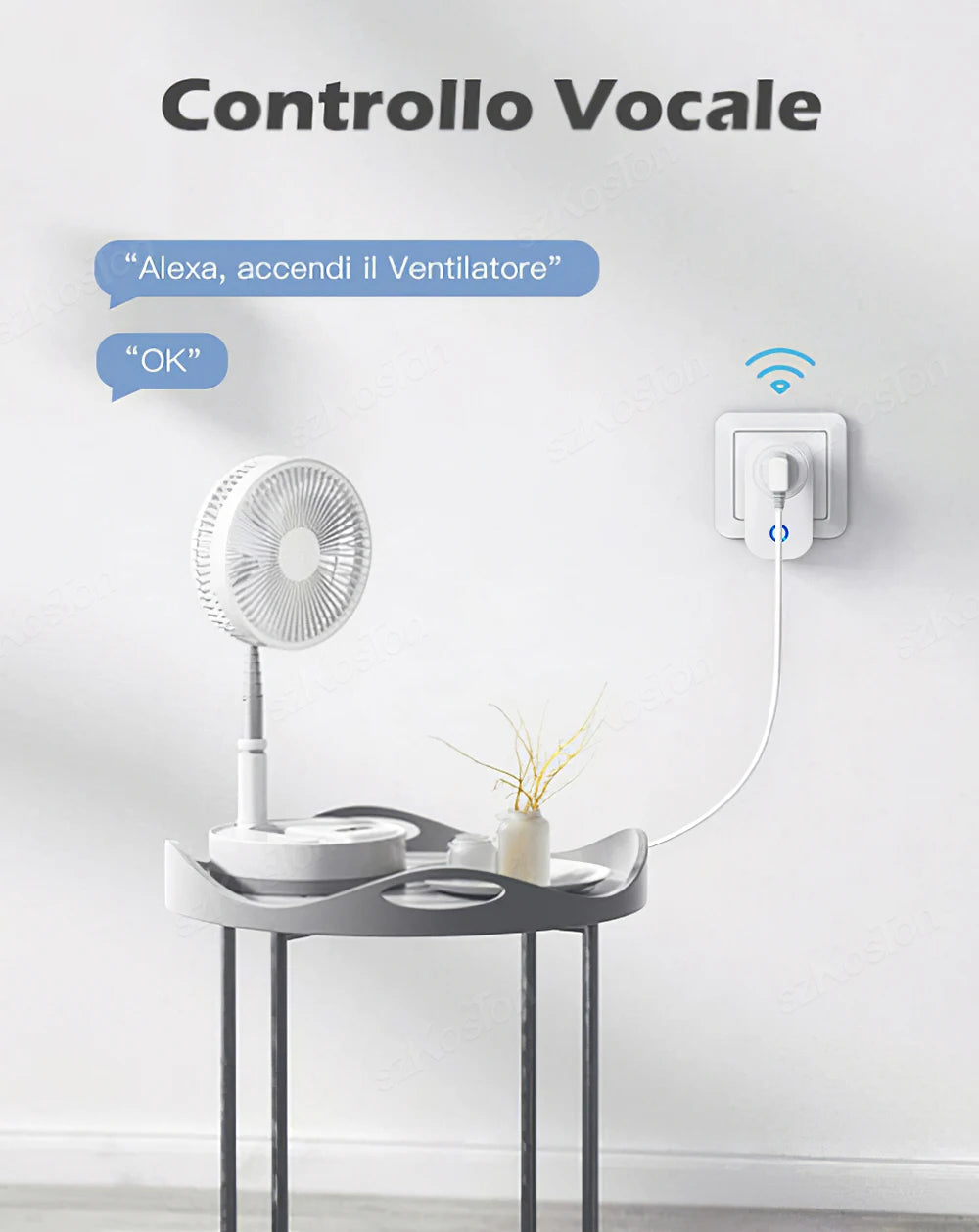 16A Chile Italy Wifi Smart Socket Tuya Smart Life APP Wireless Smart Plug with Power Monitor Timer Voice Works with Alexa Google