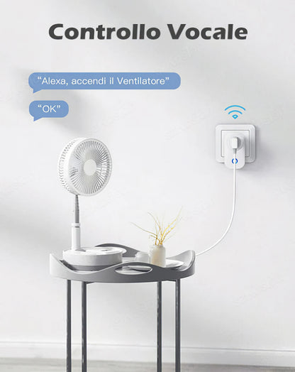 16A Chile Italy Wifi Smart Socket Tuya Smart Life APP Wireless Smart Plug with Power Monitor Timer Voice Works with Alexa Google