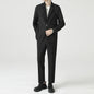 Suits Men's Fashionable Banquet Solid-color Dance Host Casual Wedding Banquet Dress Performance Korean-style Rugged Smart Suit