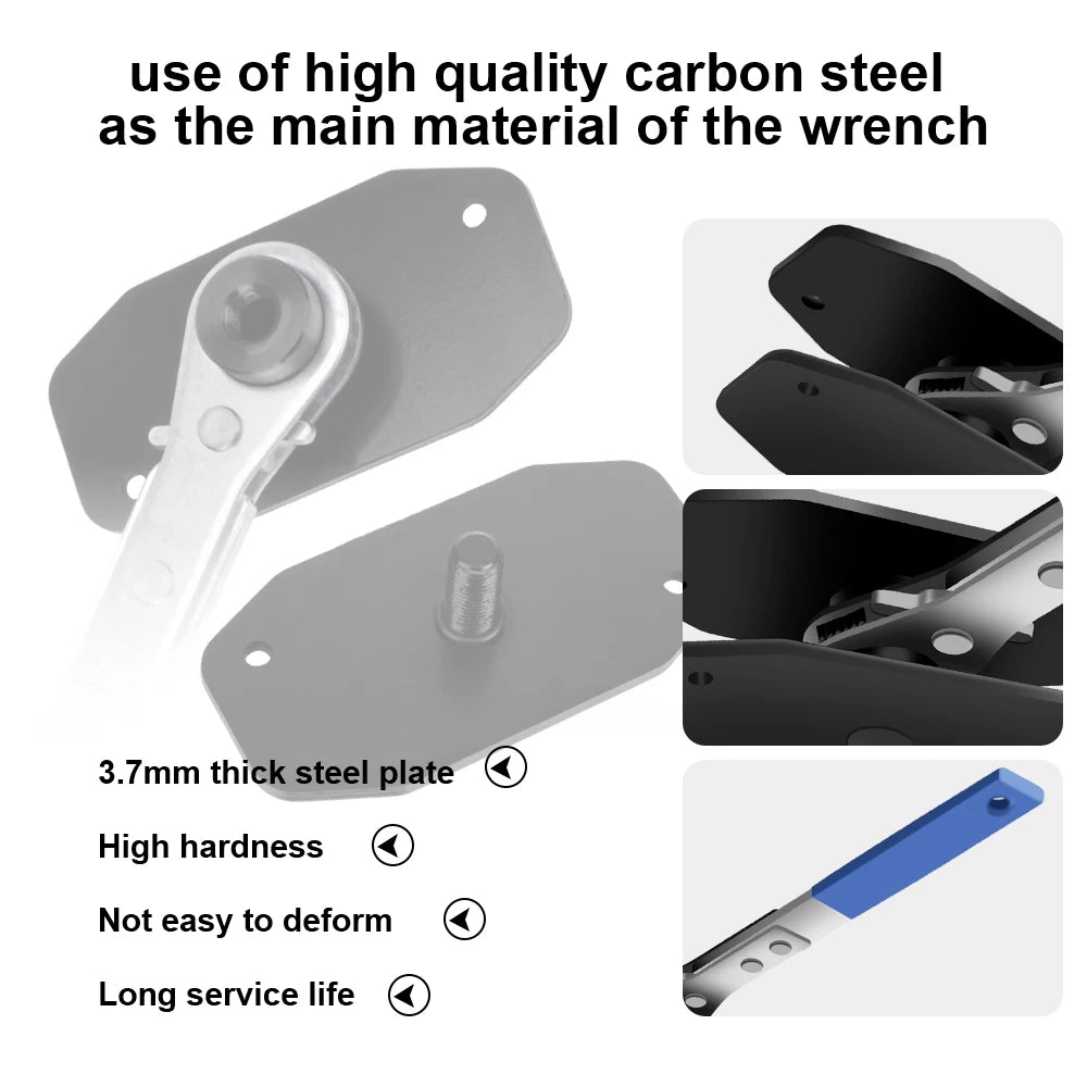 Caliper Spreader Tool Car Ratchet Brake Piston Press Brake Caliper Wrench Single Twin Quad Pistons Install Tool