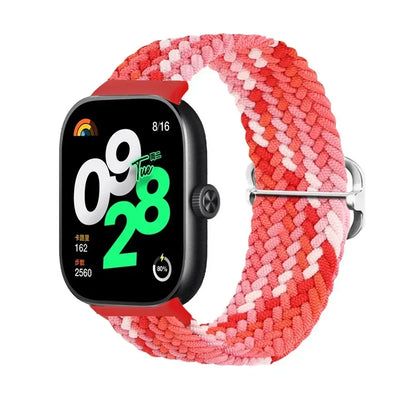 do paska Redmi Watch 4 Akcesoria Regulowany sportowy elastyczny nylonowy pleciony zamienny pasek correa bransoletka Miband 8 pro band