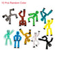 Suction Cup Sucker Sticky Robot Toys Collectable Action Figures Toy Create Stop Motion Animation Great for Kids Ages 4+