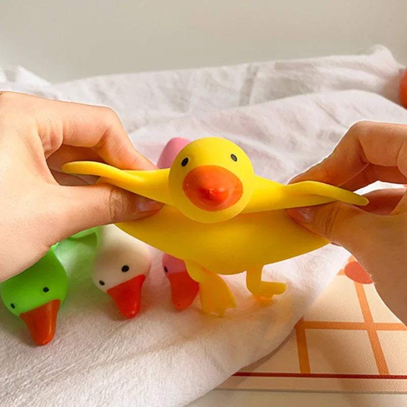 Antistress Duck Squeeze Toys Goose Cute Kawaii Animals Vent Toys for Adults Decompression Stretch Toys