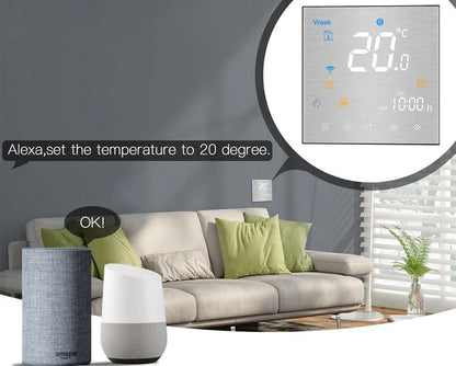 Water Electric floor Heating Water/Gas Boiler Smart WiFi ZigBee Thermostat Temperature Controller Works Tuya Alexa Google Home