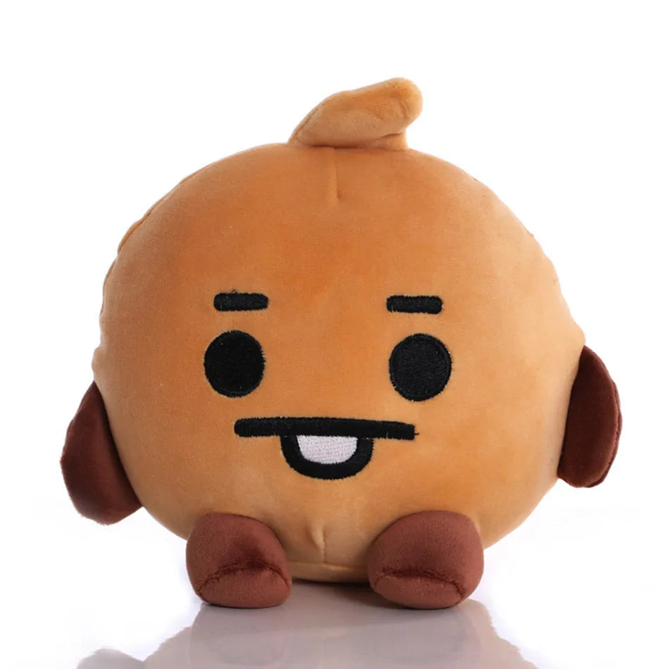 B-T-21 Plush Doll Keychain Koay Shooky Mang Cooky Cute Stuffed Pendant Backpack Ornament Gift for Fans Bag Decor