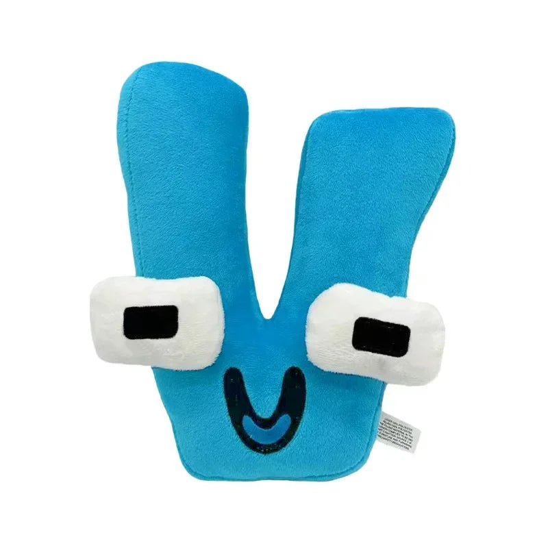 T Alphabet Lore Plush Toys Anime Doll Kawaii 26 English Letters Stuffed Toys Kids Enlightenment Montessori Plush Toy Doll Gifts
