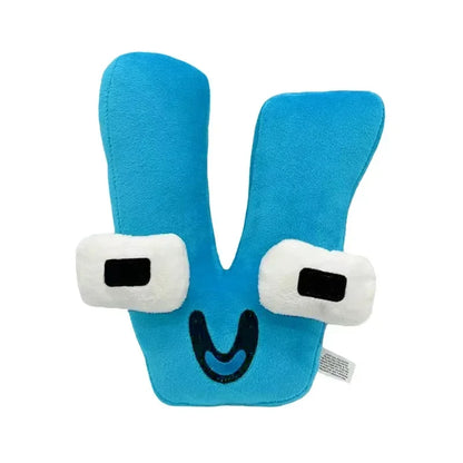 T Alphabet Lore Plush Toys Anime Doll Kawaii 26 English Letters Stuffed Toys Kids Enlightenment Montessori Plush Toy Doll Gifts