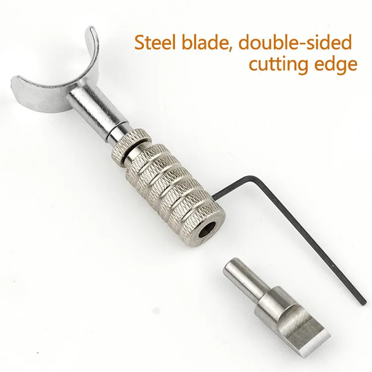 Leather Carving Swivel Knife Blade Tools Set Adjustable DIY Manual Rotary Tool