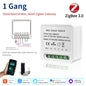 1CH/2CH/3CH Zigbee 3.0 Tuya Smart Light Switch Module Smart Life for Alexa Google Home Yandex DIY Remote Breaker Delay 100-240V