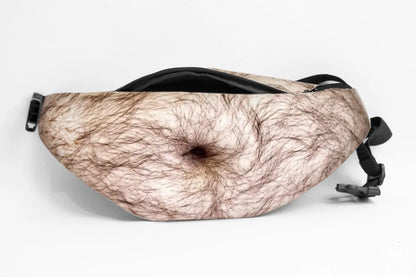 Funny Belly Bag Novelty Waist Pack Realistic Fake Big Belly Prank Prop Costume Accessories Halloween Party Gift Decor 2027