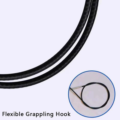 160/60cm Sewer Dredge Pipe Four-claw Hook Sewer Dredging Anti-blocking Tool Telescopic Flexible Claw Reusable Cleaner