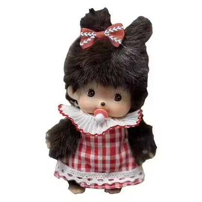 15cm Kid's DIY Monkey Cute Kawaii Plush Doll Soft Super School Bag Pendant Keychain Stuffed Animal Movie Doll Birthday Gift
