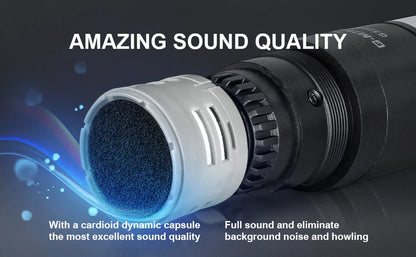 Wireless Microphone G-MARK G320AM Professional UHF 2 Channels Karaoke Mic Handheld Automatic Frequency Adjustable 100M