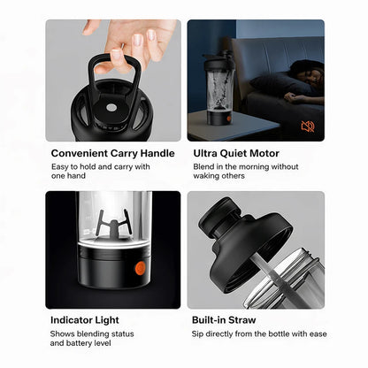 large capacity Electric Protein Shaker Mixing Cup Automatic Self Stirring Water Bottle Mixer Type-C interface