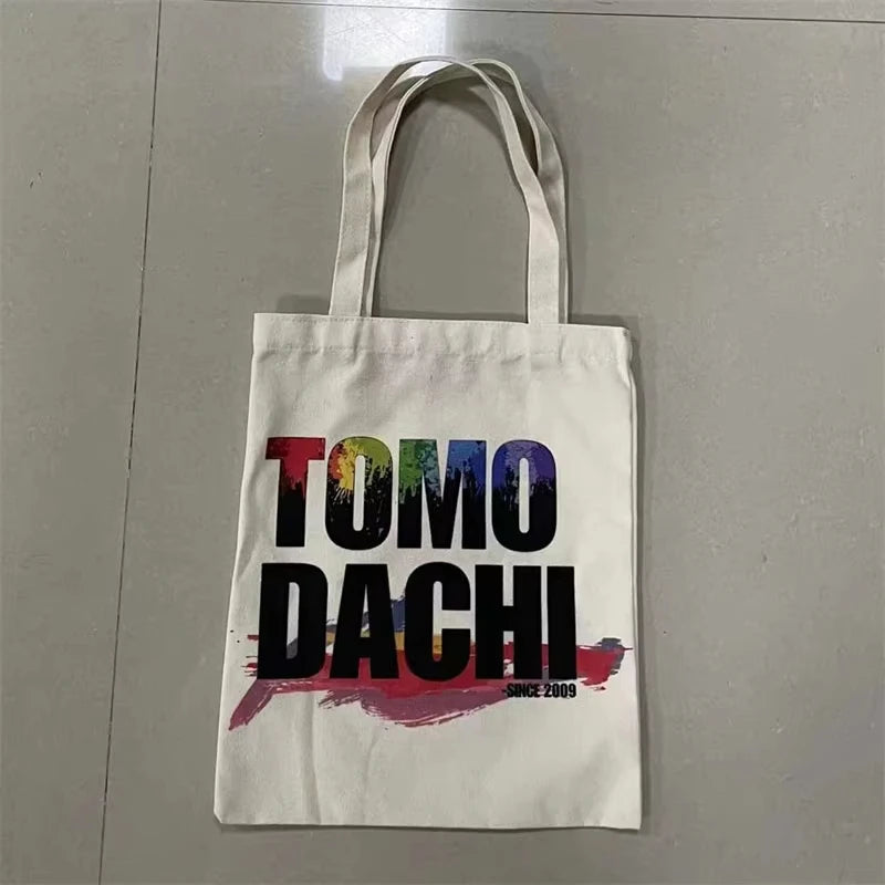 100pcs/lot Custom Canvas Tote Bag with Logo Small Batch Wholesale Reusable Cotton Shopping Bag