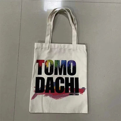 100pcs/lot Custom Canvas Tote Bag with Logo Small Batch Wholesale Reusable Cotton Shopping Bag