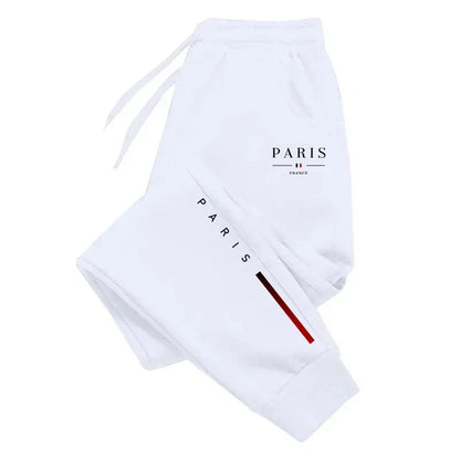 2026 New Arrival Paris Printed Sweatpants for Men High Grade Male Home Outdoor Casual Sports Jogger Pants Urban Fashion Trousers