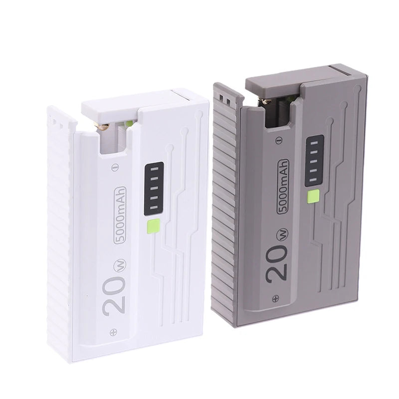 20W DIY Power Bank Box 21700 Universal Battery Charger Case Type-C Fast Charging For Mobile Phone Not Including Batteries