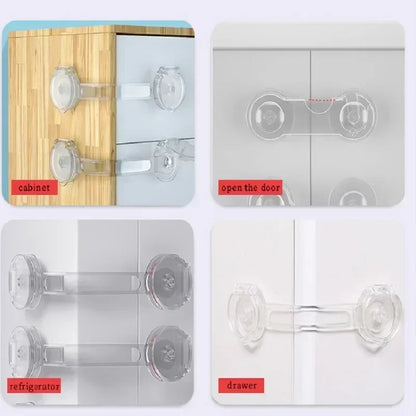 Baby Protect Cabinet Protection Against Children Security Locks Kid Protector Furniture Children Security Safety Drawer Locks