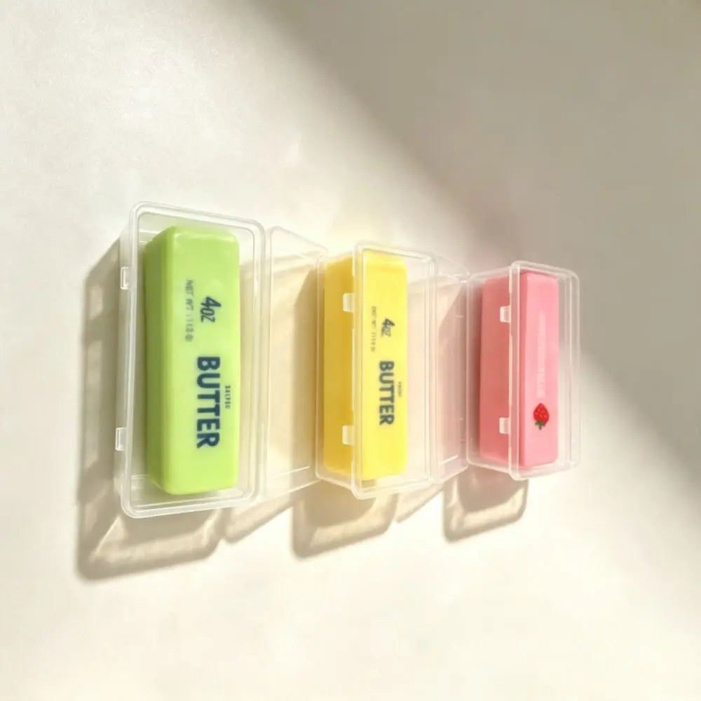 Wax Coating Butter Stick Squishy Sensory Fidget Finger Relax Crunchy Butter Stick Sound Crispy Pinch Butter Bar Toy