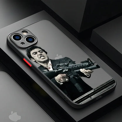 Scarface Tony Montana Phone Case For iPhone 17 16e 16 15 14 13 12 11 Mini Pro Air  Max X XR XSMax 7 8 6 6s Plus Matte Clear Back