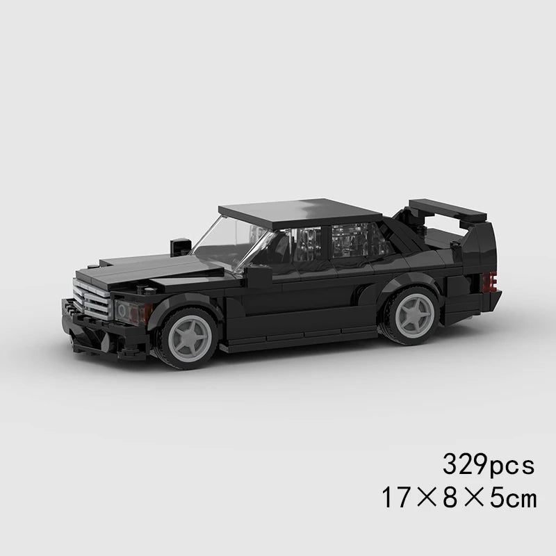 City Speed Racing Car Model Building Blocks DIY Bricks MOC Toy Classic Rally Sports Super Racer Vehicle Christmas gift technique