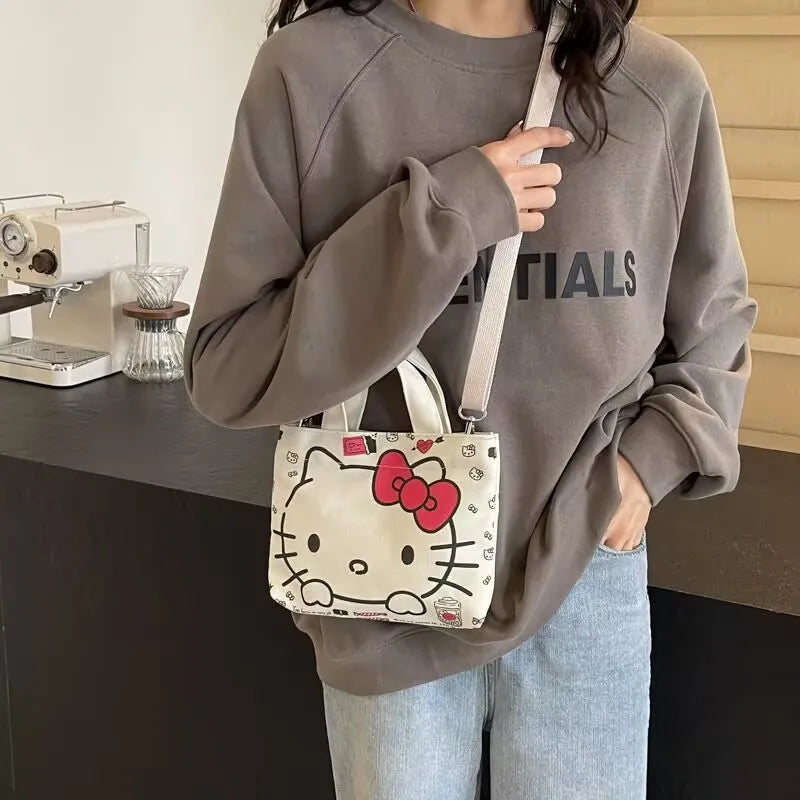 Sanrio Hello Kitty Single Shoulder Bag Fashion Handbag Casual Crossbody Bag
