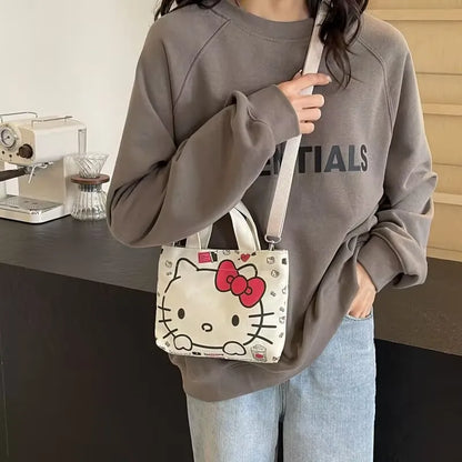 Sanrio Hello Kitty Single Shoulder Bag Fashion Handbag Casual Crossbody Bag