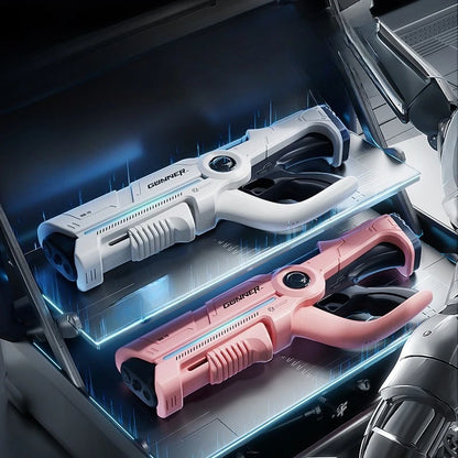 Large Electric Water Gun Toy with Light Big Capacity Automatic Water Water Spray Pistol Summer Outdoor Toy for Adult Boy Gift